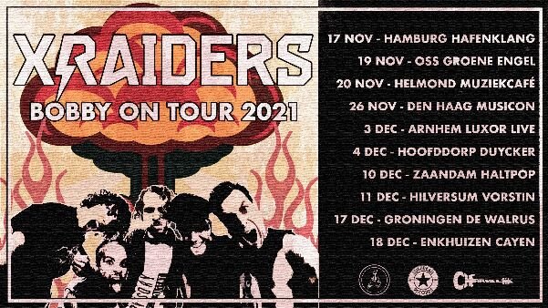 X Raiders release new single Bobby Stevens + Tour