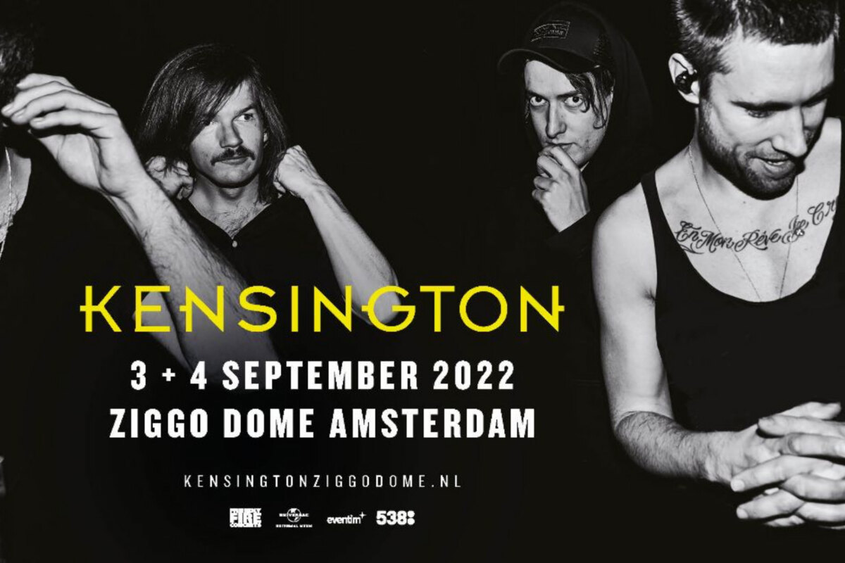 Kensington nog één keer samen in de Ziggo Dome op 3 en 4 September 2022