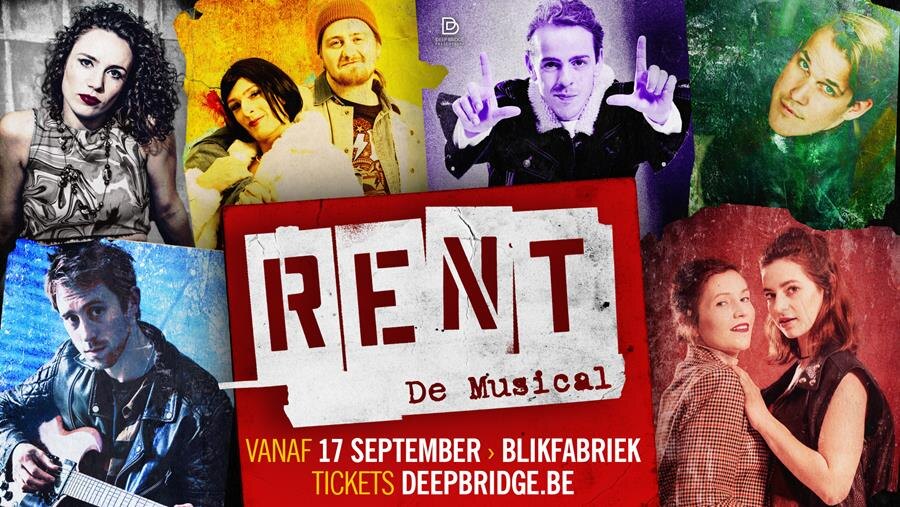 De bejubelde Vlaamse versie van de Broadway-rockmusical ‘RENT’ speelt vanaf 17 september terug in de Blikfabriek van Hoboken