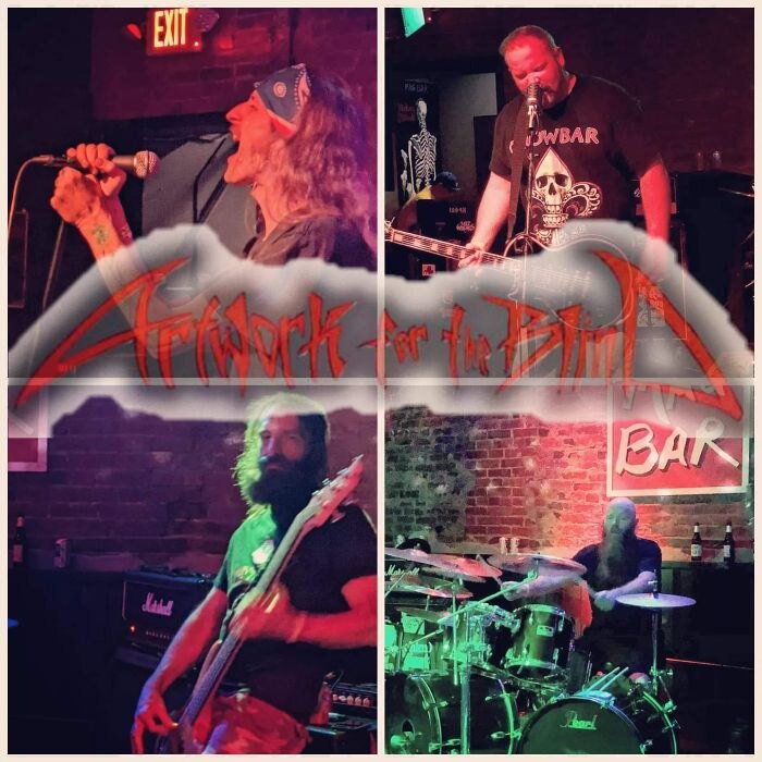 Artwork for the blind Release Crushing New Single