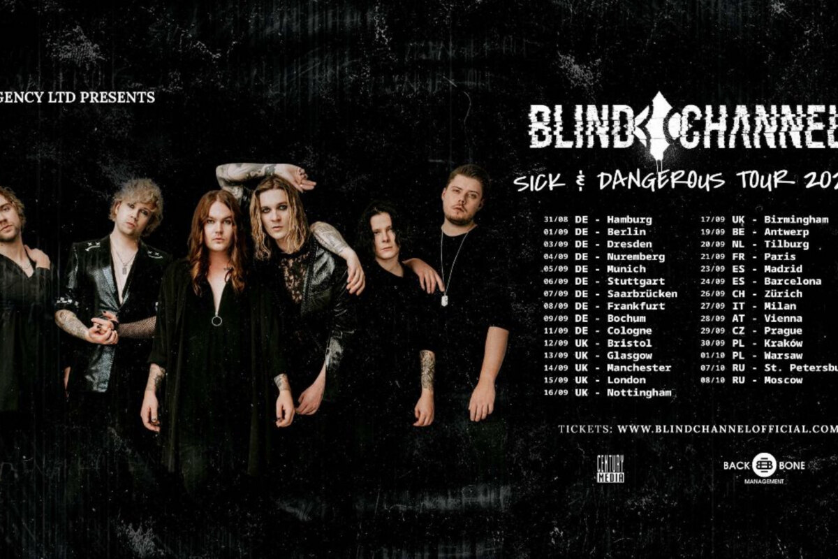 Blind Channel announce 'Sick & Dangerous Tour 2022'