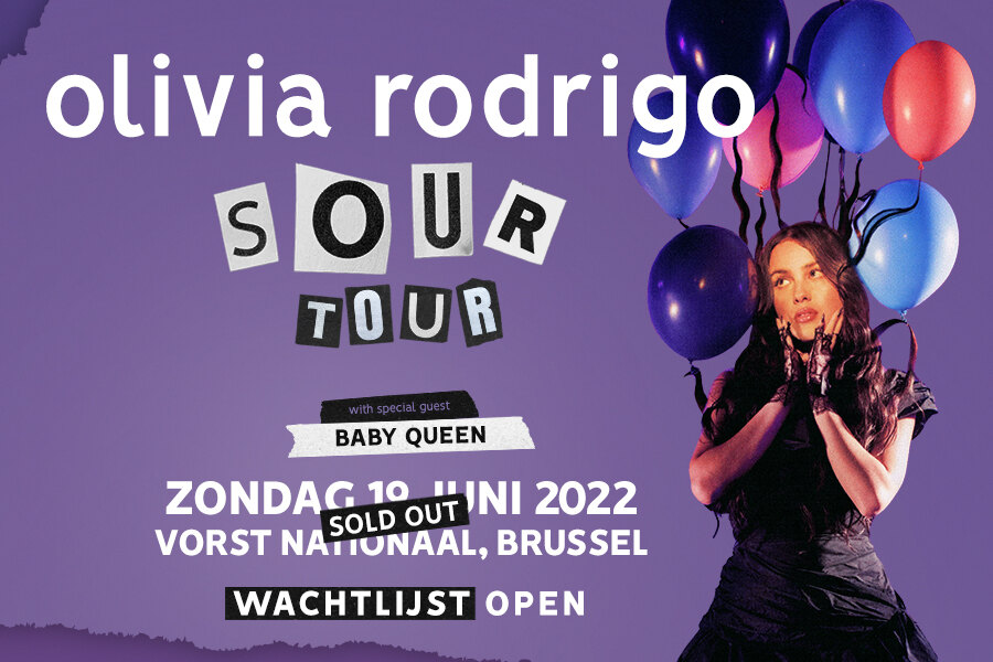 Concert Olivia Rodrigo uitverkocht - wachtlijst geopend