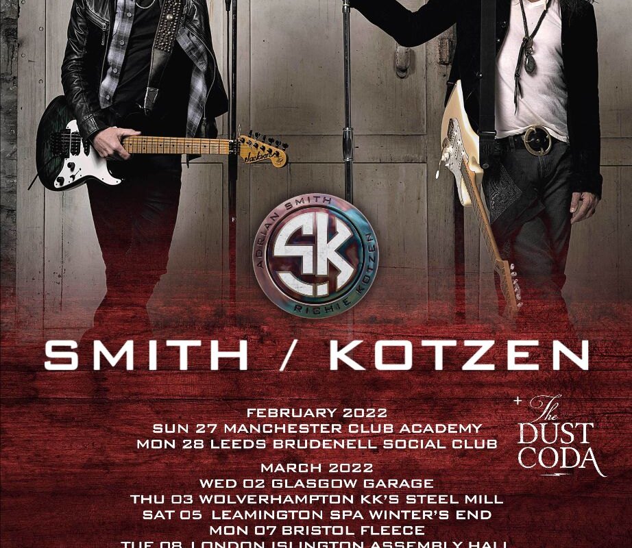 Smith / Kotzen announce debut UK tour