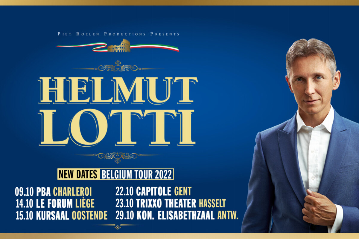 Helmut Lotti verplaatst zijn Belgische tour naar oktober 2022