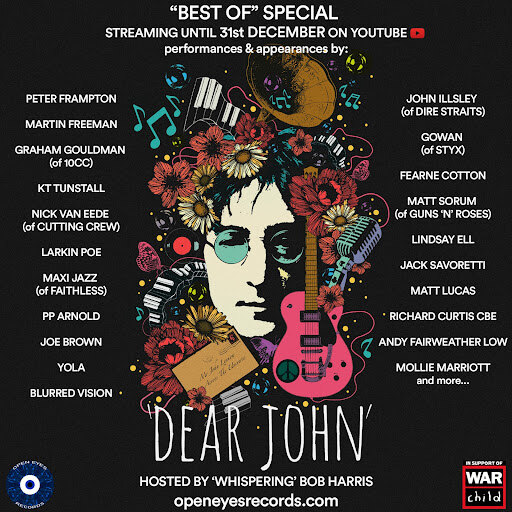 Dear John - War Child charity concerts release Festive Special