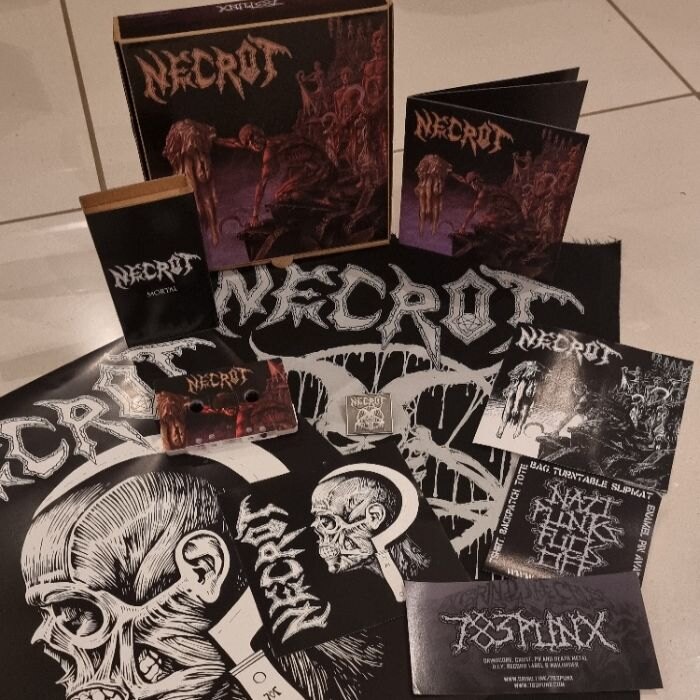 Necrot: Bay Area death metal/punk trio to release new special tape edition of acclaimed sophomore full-length "Mortal "