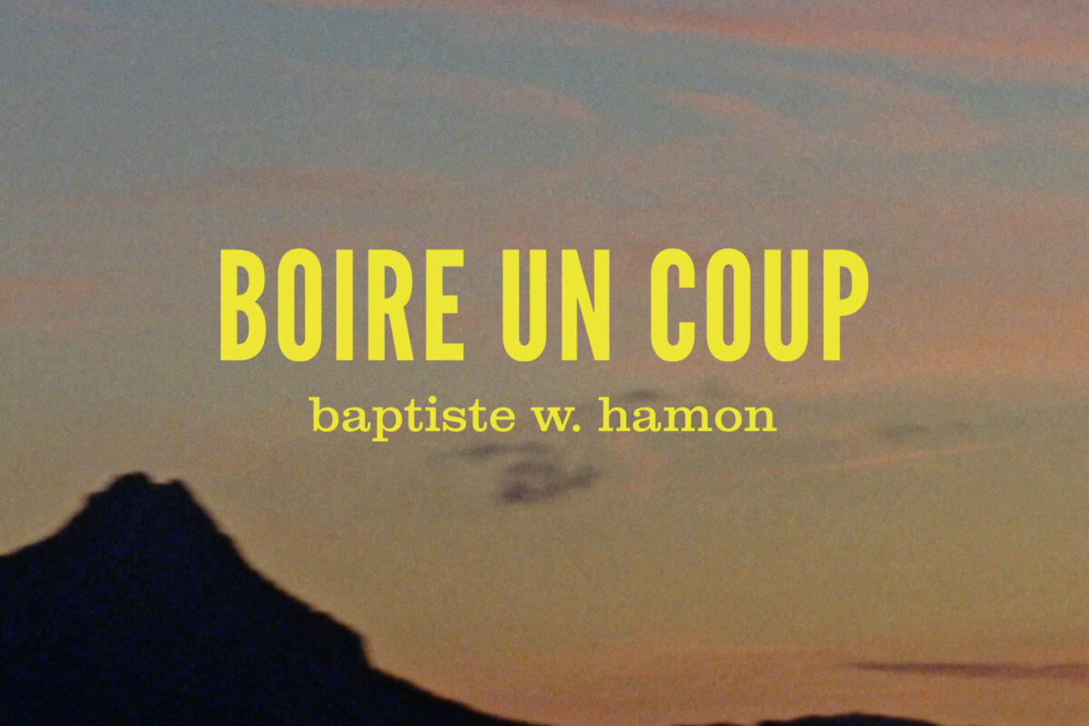 Baptiste W. Hamon onthult met ‘Boire Un Coup’ eerste single van album ‘Jusqu’à La Lumière’