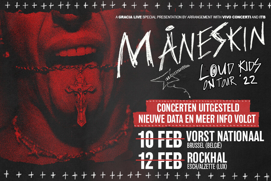 Concert Måneskin in Vorst Nationaal uitgesteld