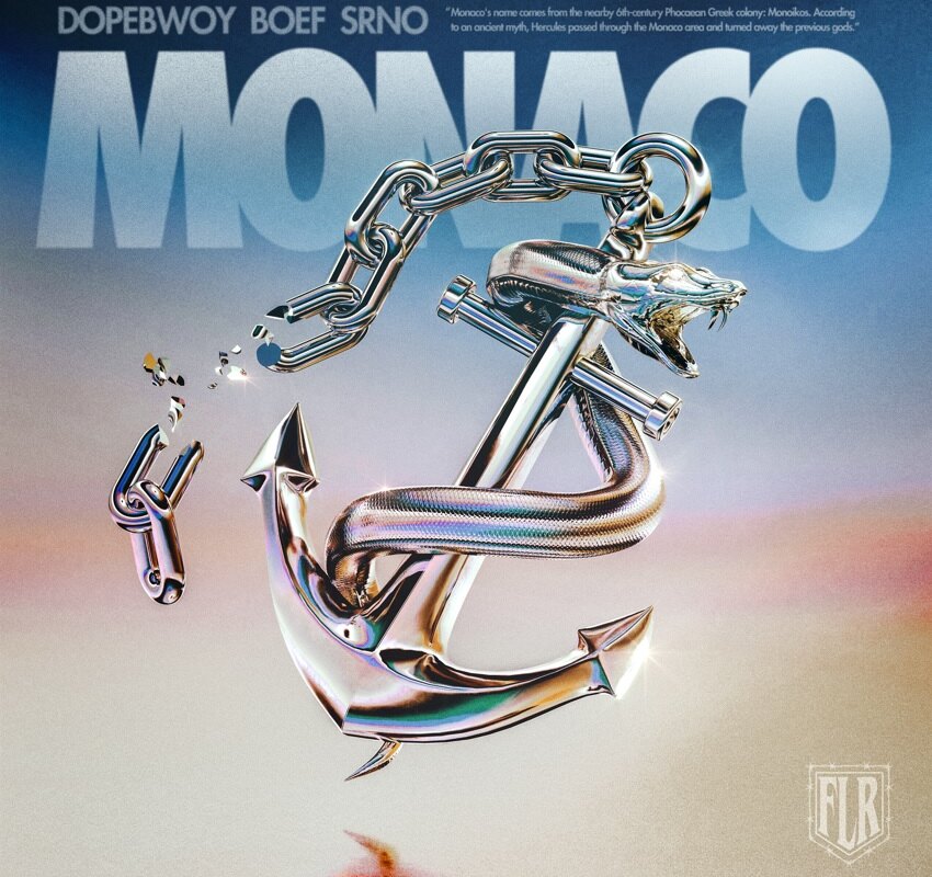 Dopebwoy, Boef en SRNO brengen nieuwe single 'Monaco' uit