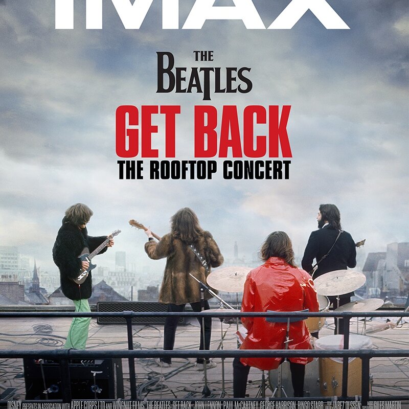 Het legendarisch dakconcert van The Beatles uit de docuserie "The Beatles: Get Back" debuteert in de bioscoop in IMAX®