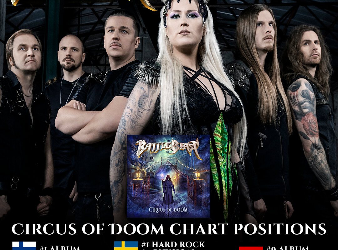 Battle Beast enter the worldwide charts with new album "Circus of Doom" + announce new dates for their European Tour!