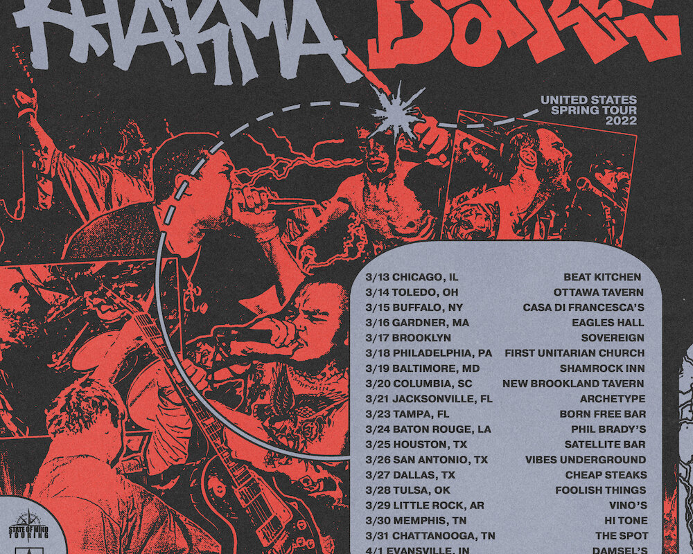 Hardcore rippers Kharma announce tour with Dare