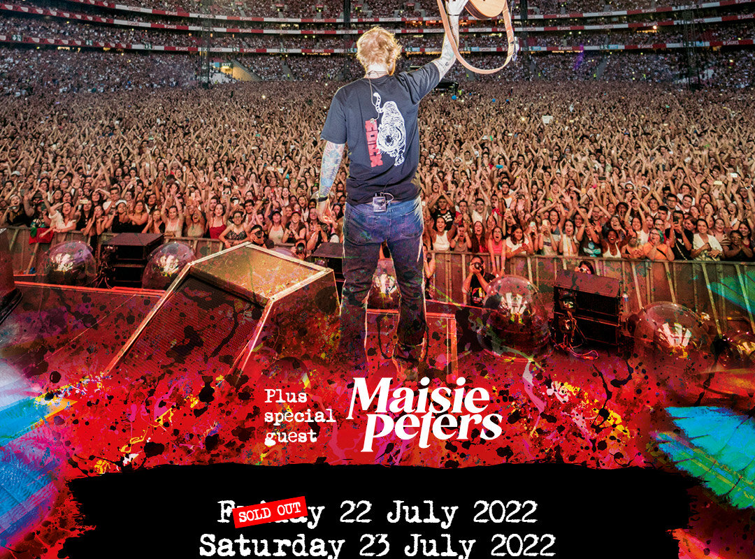 Ed Sheeran brengt special guest Maisie Peters mee naar Koning Boudewijn Stadion in Brussel