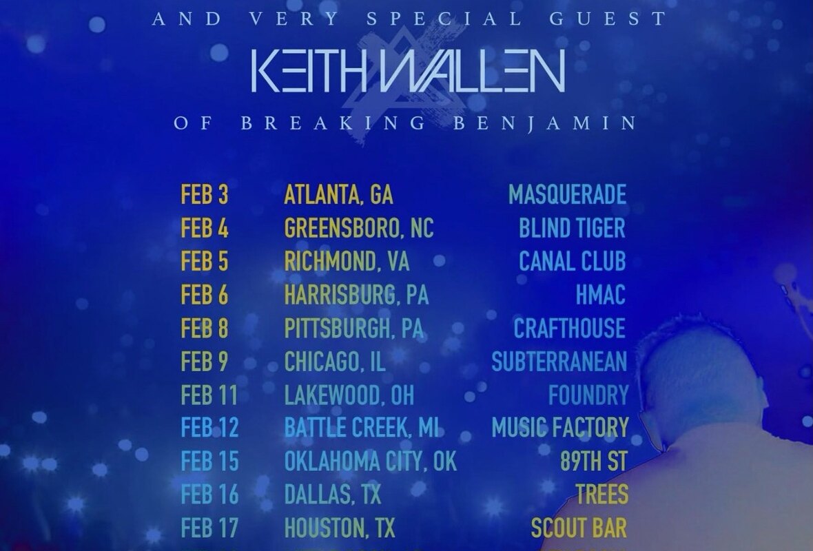 Keith Wallen On Tour Now with RED on 'The Acoustic Tour'