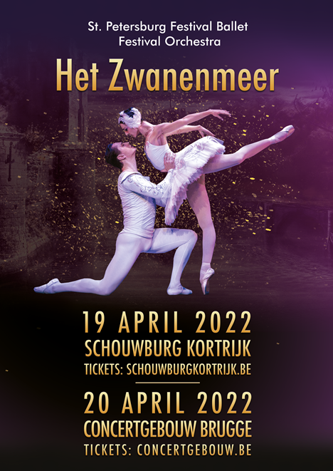 Gelauwerd St. Petersburg Festival Ballet brengt ‘Het Zwanenmeer’ in Schouwburg Kortrijk en Concertgebouw Brugge