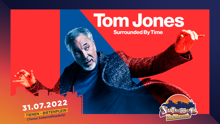 Tom Jones, Niels Destadsbader, Clouseau, De Kreuners, Peter Koelewijn & The Rockets en Mathias Vergels & Het Goede Voorbeeld spelen tijdens Suikerrock 2022