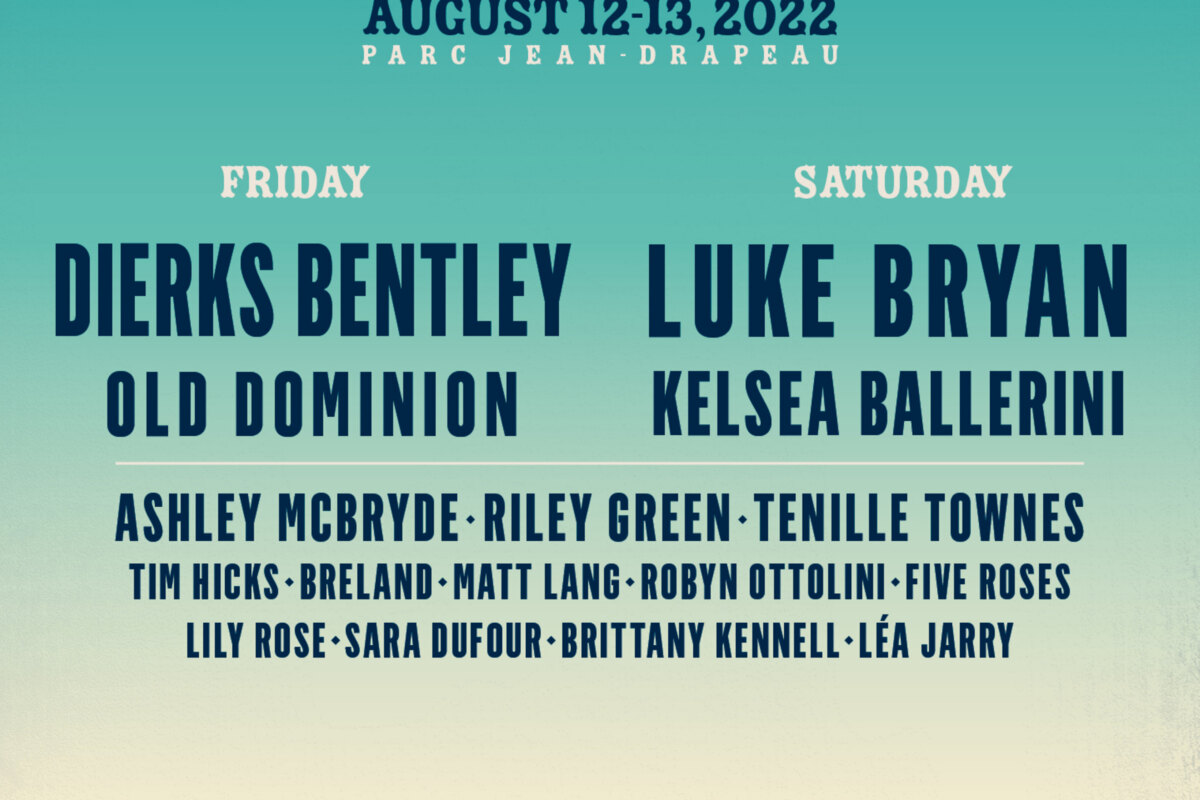 Lasso Montreal To Kickoff 1st Edition With Country Music's Luke Bryan, Dierks Bentley, Old Dominion + More