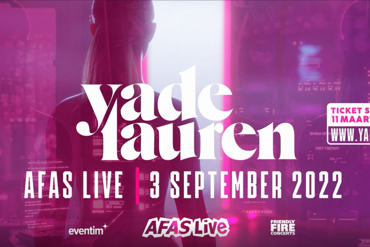 Popicoon Yade Lauren naar AFAS Live op 3 september 2022