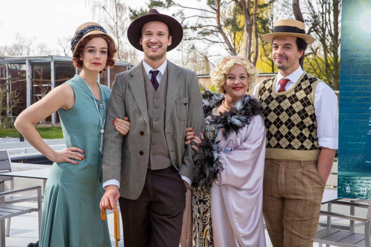 Daphne Wellens, Hilde Vanwesepoel en Nordin De Moor schitteren deze zomer naast Michiel De Meyer in de musical Singin' in the Rain.