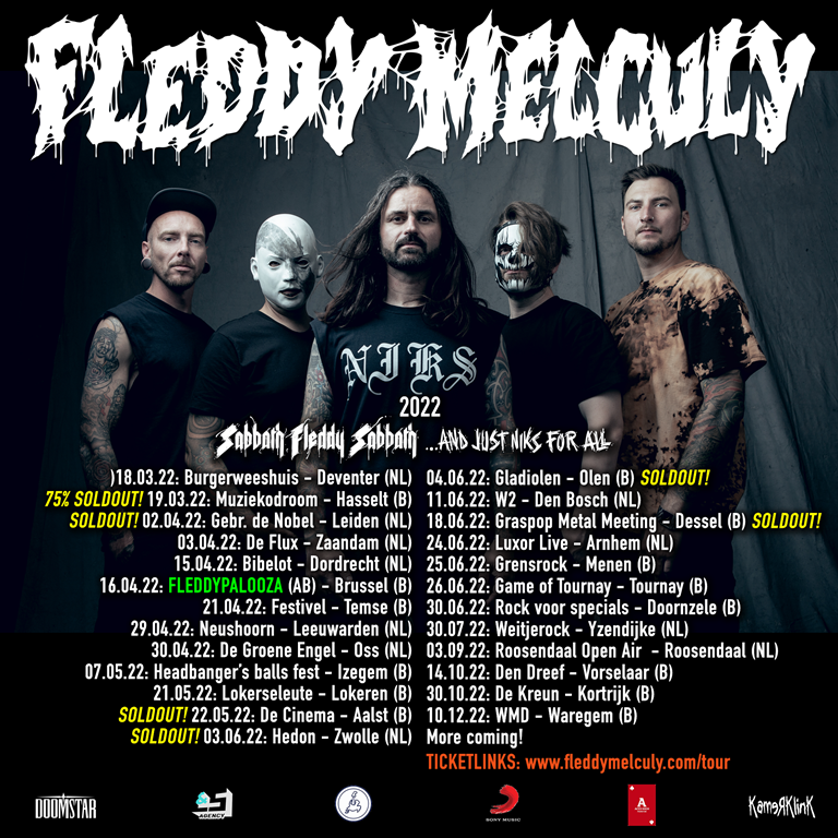 Metal sensatie Fleddy Melculy heeft geen tijd voor spijt en dropt gloednieuwe single-video