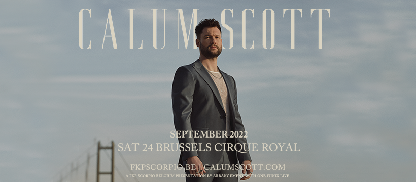 Calum Scott speelt op zaterdag 24 september in Koninklijk Circus Brussel