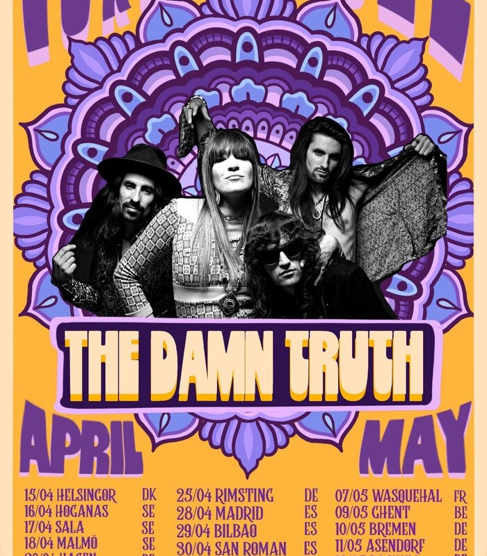 The Damn Truth announce official European tour dates - April / May!