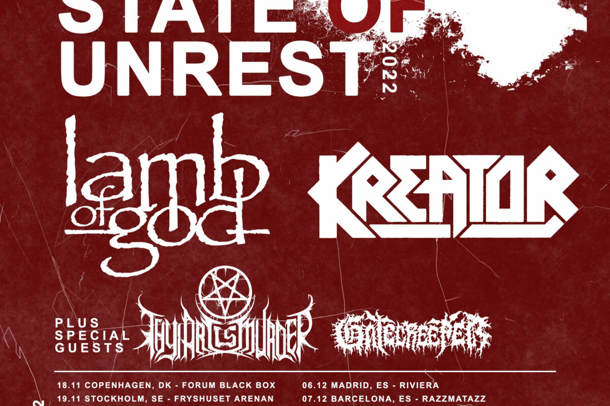 Lamb Of God release cover version of Megadeth's "Wake Up Dead"