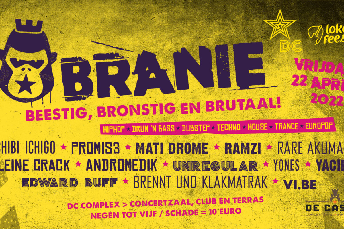 Lokerse Feesten en De Casino presenteren BRANIE