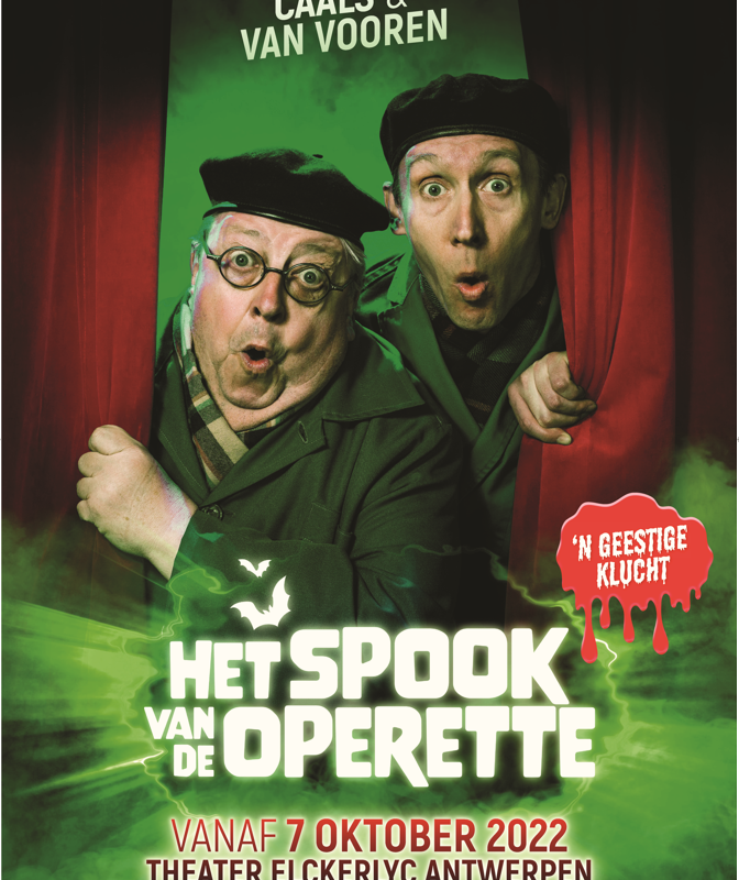 Luc Caals en Dirk Van Vooren schitteren dit najaar in Het Spook van de Operette.