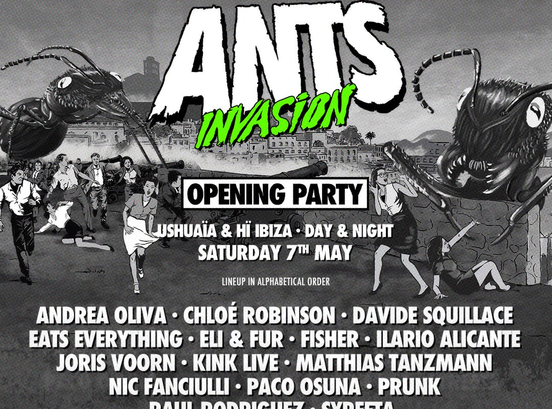 Iconic Ibiza party ANTS announces 2022 Opening Party at Ushuaïa and Hï Ibiza