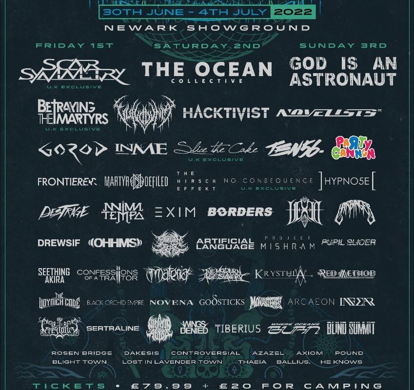Tech-Fest announces Scar Symetry, Betraying The Martyrs + 13 more bands for 2022