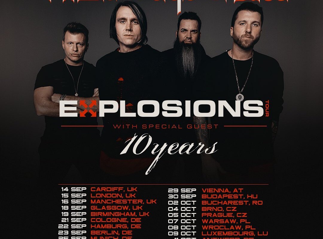 10 Years kondigen Europese tour aan in sep-okt met Three Days Grace