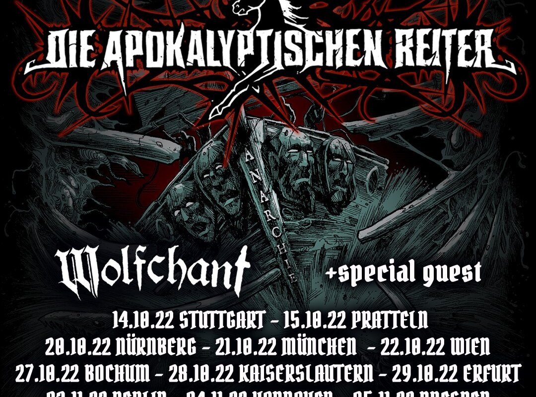 Der Apokalyptischen Reiter  - Announce VOLLE.KRAFT.VORAUS. European tour for October 2022 + Release new video for 'Der Eisenhans'!