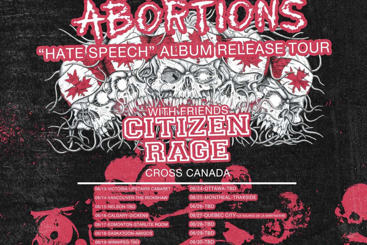 Canadian Punk Legends Dayglo Abortions Hit The Road With Citizen Rage For A Cross Canada Tour