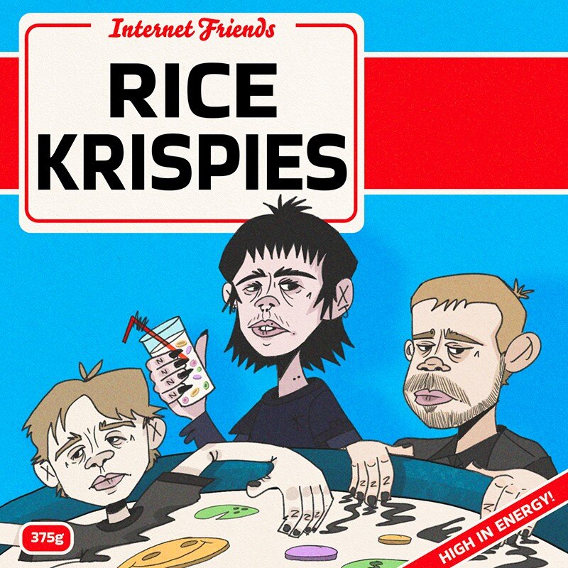 Gothenburg-based Internet Friends bounce into the fold on their twisted new single “Rice Krispies”