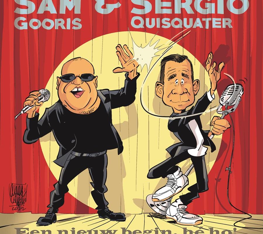 Met ‘Een nieuw begin, hé ho!’ lanceren Sam Gooris en Sergio Quisquater een feestelijke oorwurm!