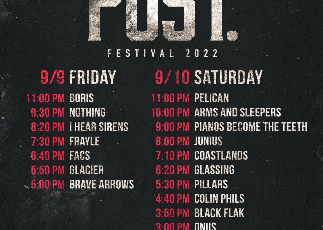 Post. Festival 2022 Day Tickets Now Available