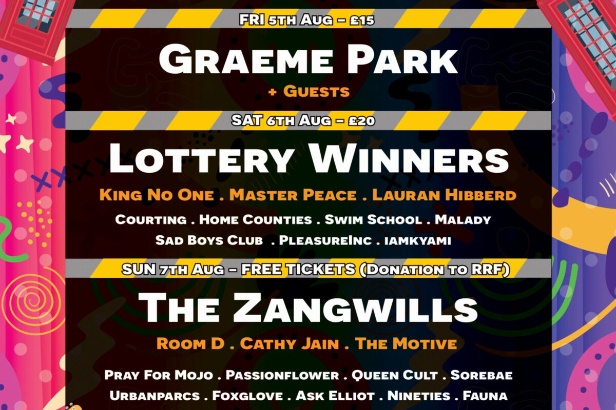 Rivfest Weekender Returns 5-7th August 2022 || Lottery Winners, Graeme Park, The Zangwills to Headline
