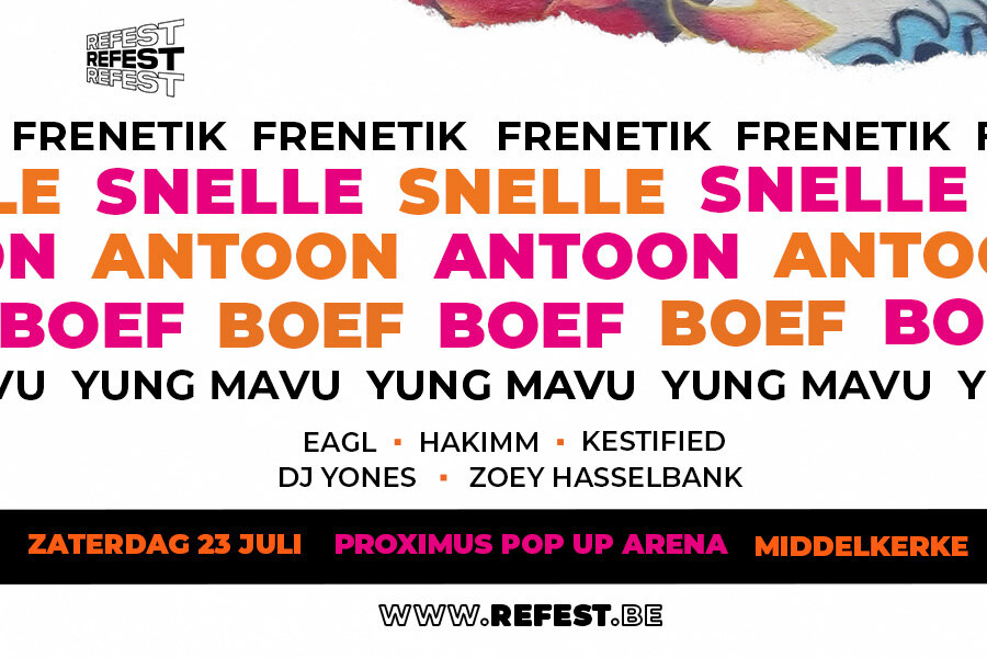 Nieuw hiphop- & rapfestival Refest binnen exact één maand van start