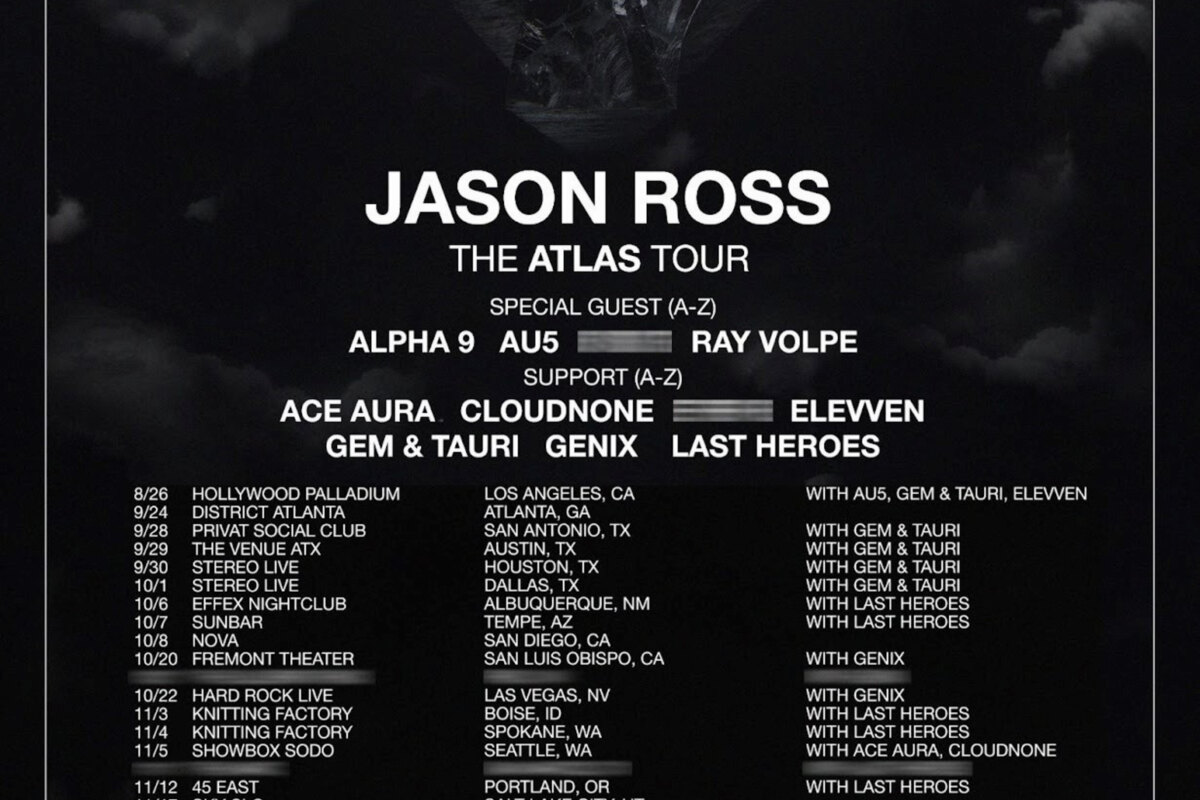 Jason Ross announces 30-Date Atlas tour + shares new single “Ghost Town”