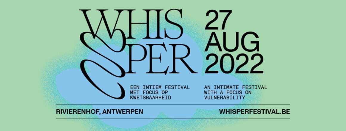 Intiem festival Whisper op 27 augustus in Rivierenhof Antwerpen: minder is meer