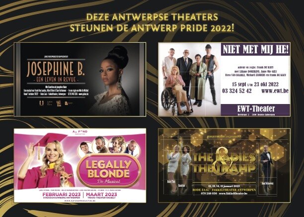 Antwerpse theater steunen de Antwerp Pride