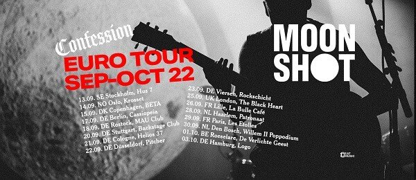 Moon Shot Are Touring in Europe This September!
