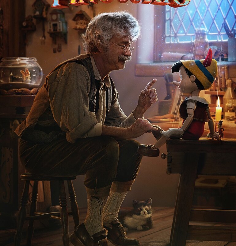 Ontdek de nieuwe trailer, poster en beelden voor "Pinocchio" op Disney+