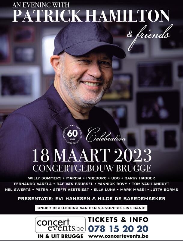 West-Vlaams producer Patrick Hamilton in topvorm voor verjaardagsconcert ‘An Evening With Patrick Hamilton & Friends’