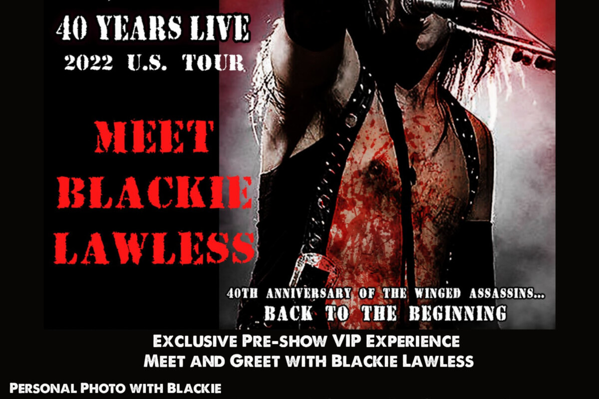 W.A.S.P. Announces VIP Meet and Greet Packages for the Upcoming U.S. Leg of the 40 Years Live World Tour