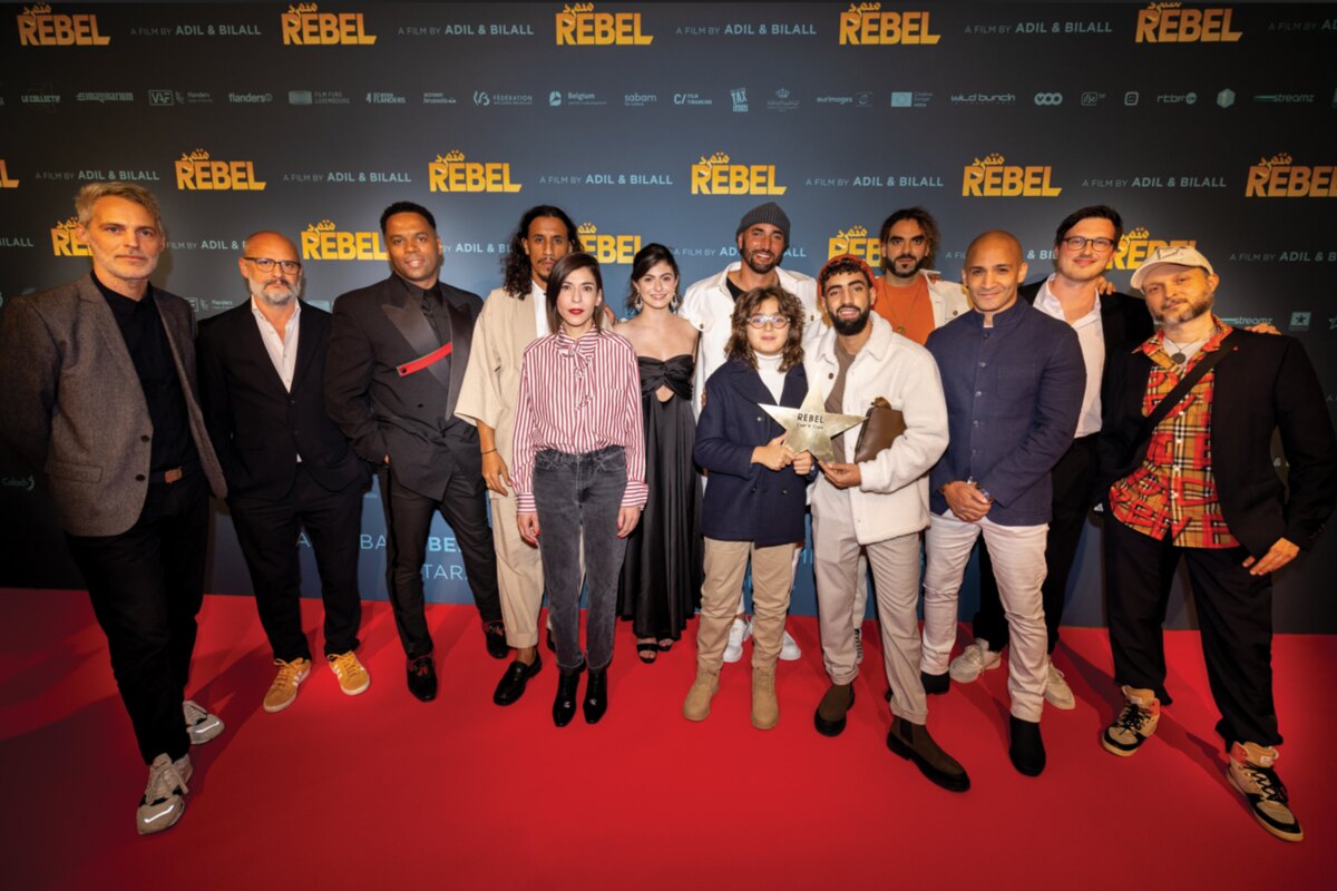 Cast REBEL maakt wervelende entree op Belgische première