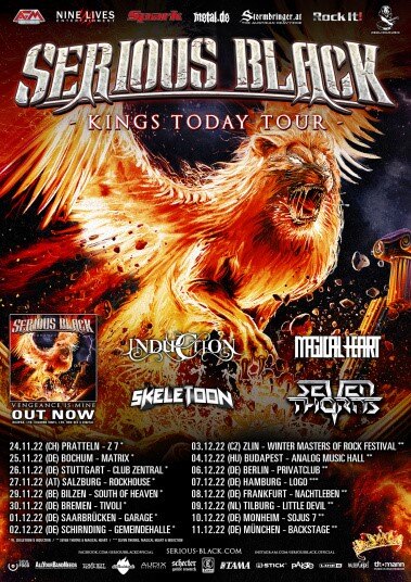 Serious Black Announces"Kings Today Tour"!