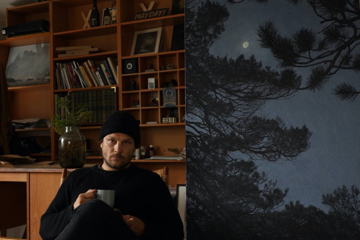 Danny Larsen stirs UK art scene with debut solo show at RedHouse Gallery