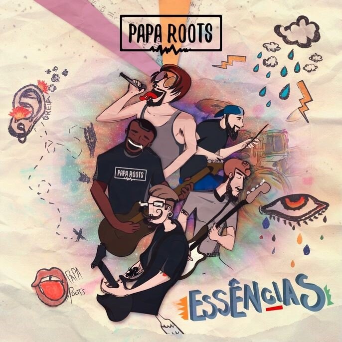 Papa Roots revive o rock nacional dos anos 90 e 2000 com o lançamento do EP "Essências"